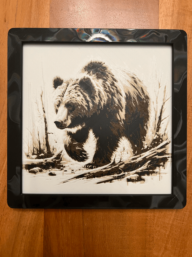 Animal Bear Hueforge / 2d poster