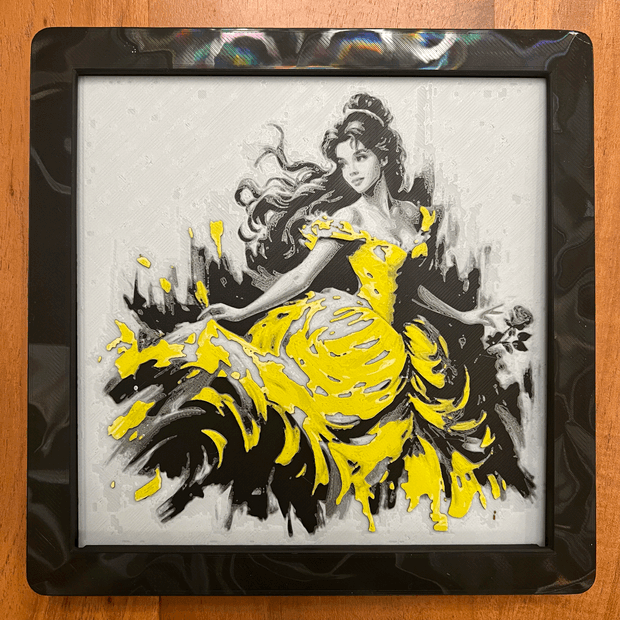 Kids Belle Beauty and the Beast Hueforge / 2d poster