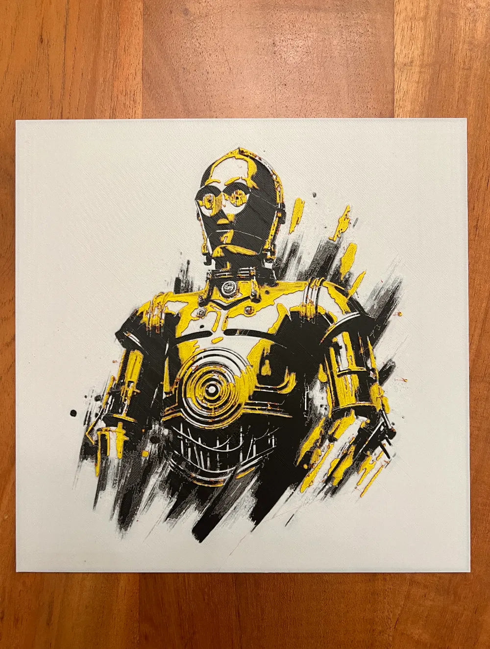 Star Wars C-3PO Hueforge / 2d poster