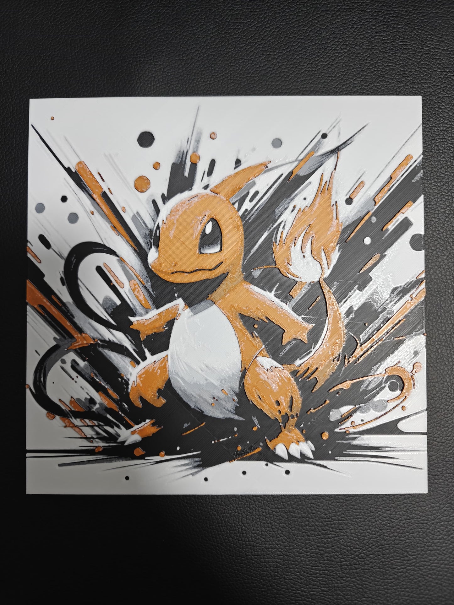 Pokemon Charmender Hueforge / 2d poster