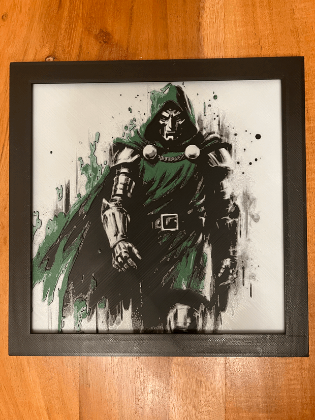 Marvel Dr.Doom Hueforge / 2d poster