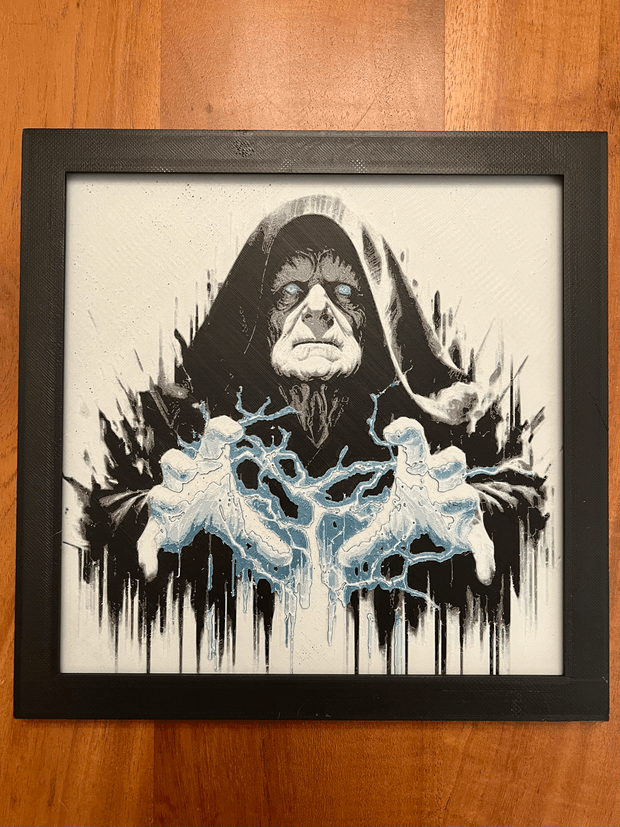 Star Wars Emperor Palpatine Hueforge / 2d poster