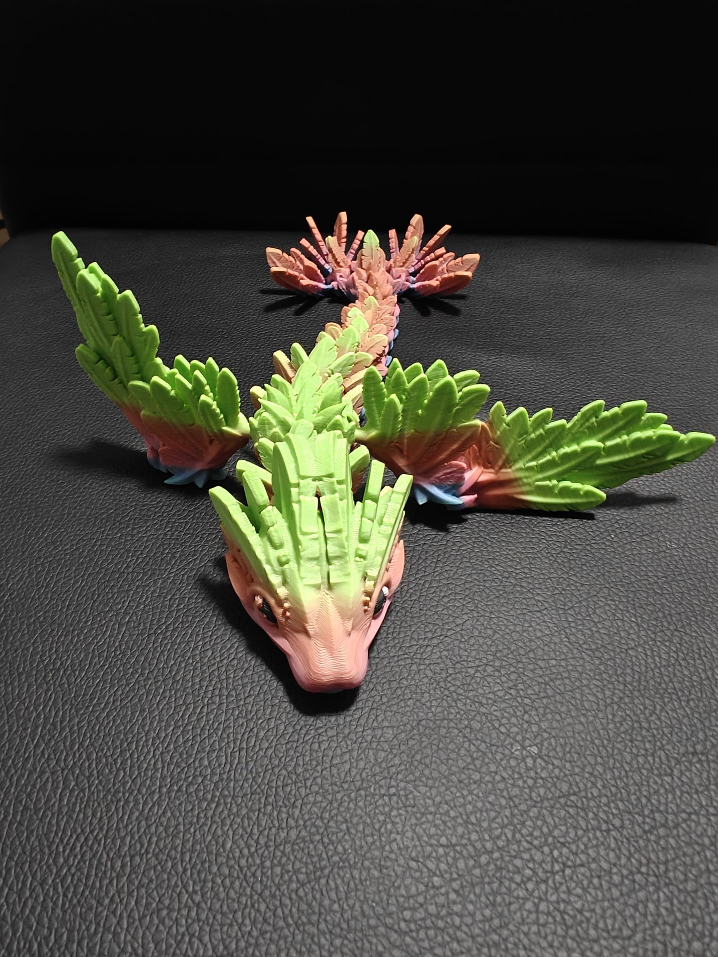 Winged Flying Serpent Dragon Articulated