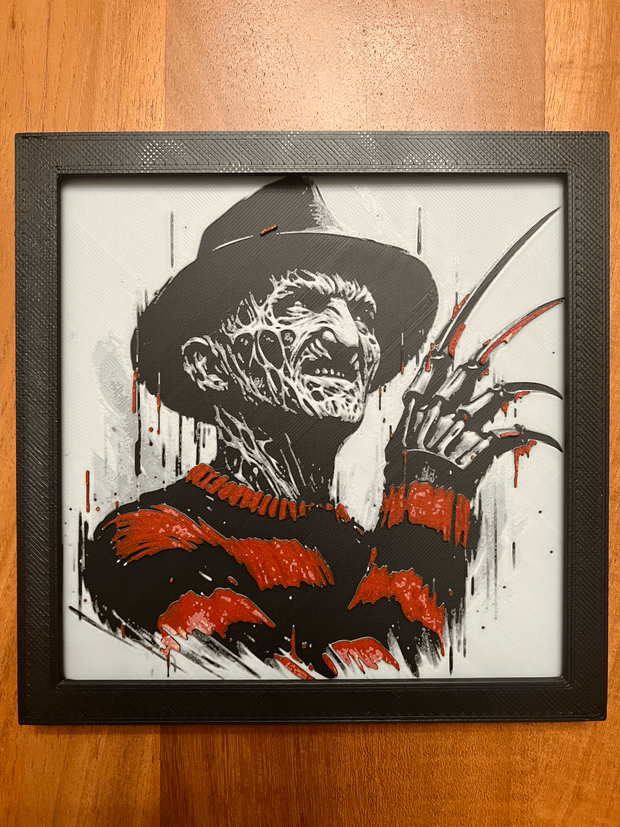Horror Freddy Krueger Hueforge / 2d poster