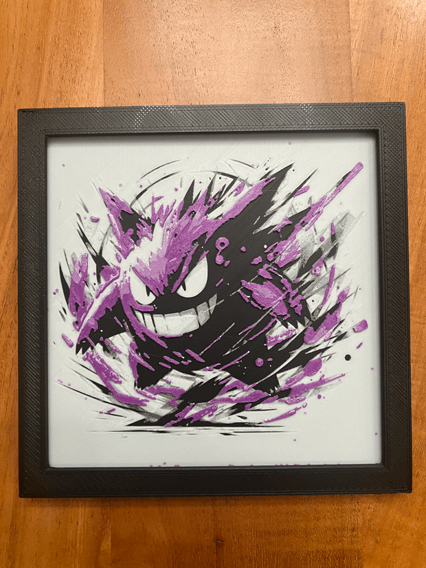 Pokemon Gengar Hueforge / 2d poster