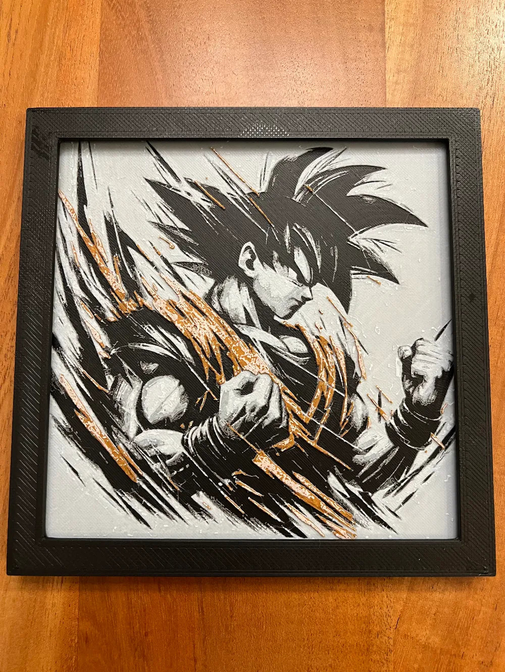 Dragonball Goku Hueforge / 2d poster