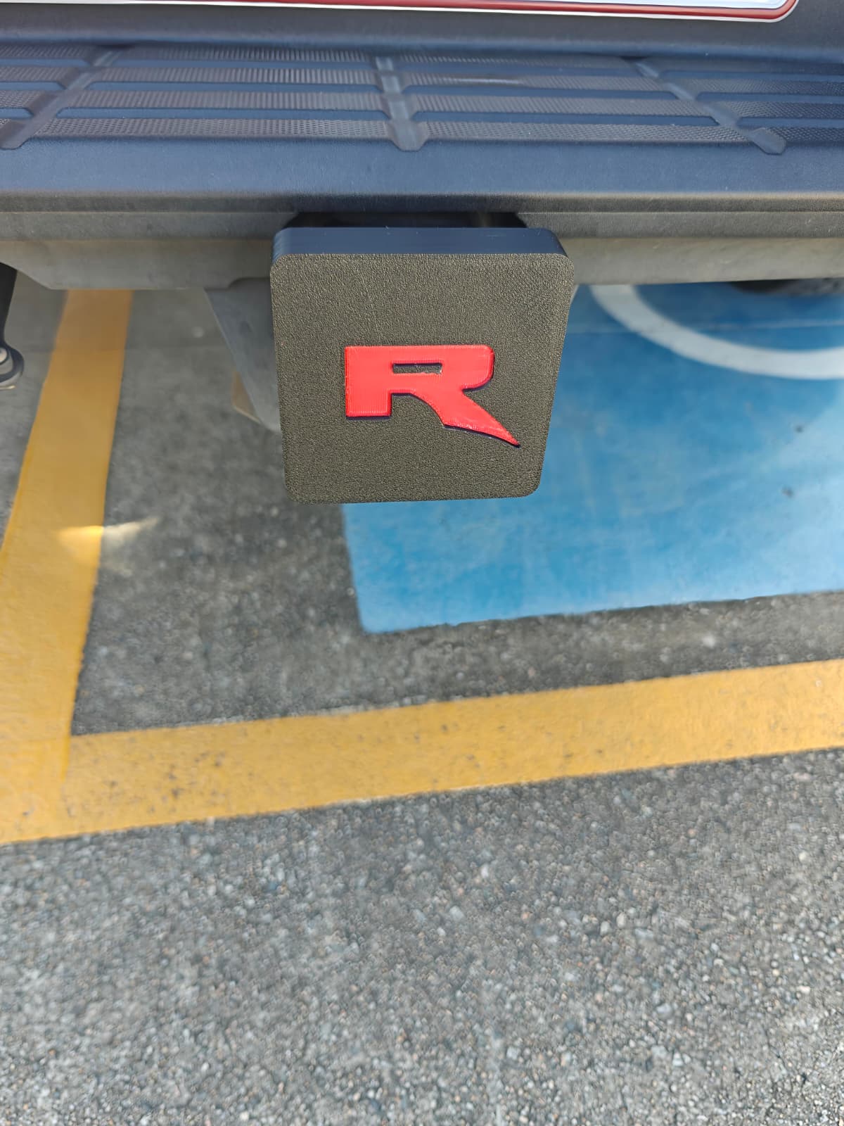 PREMIUM VERSION RAPTOR TEXT 2022+NextGen Ford Ranger Raptor Back Tow Hook Covers for Round Hooks
