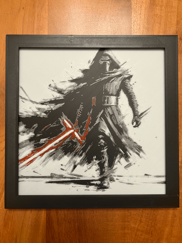 Star Wars Kylo Ren Hueforge / 2d poster