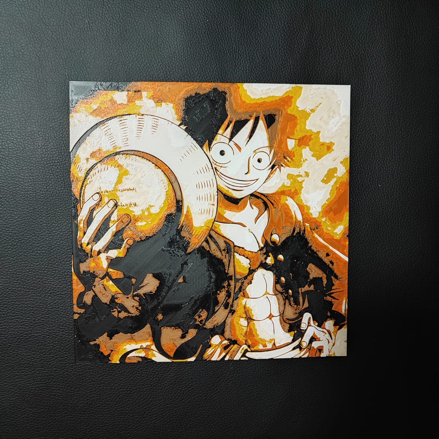 Luffy One Piece Hueforge / 2d poster