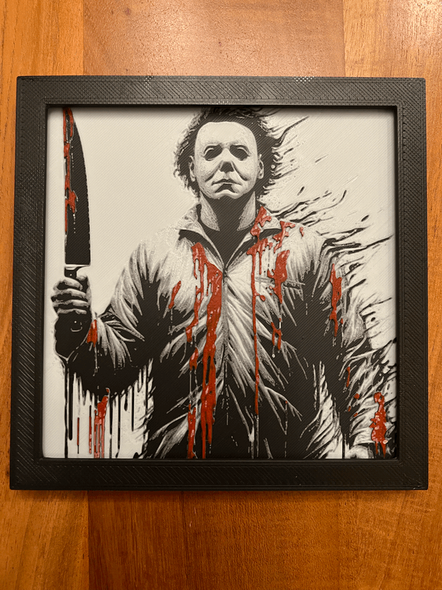Horror Michael Myers Hueforge / 2d poster
