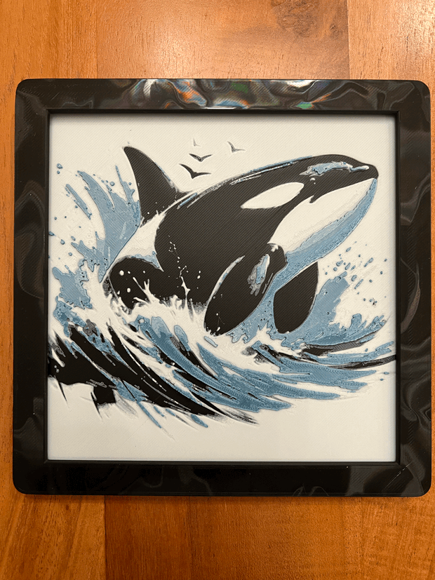 Animal Orca Hueforge / 2d poster