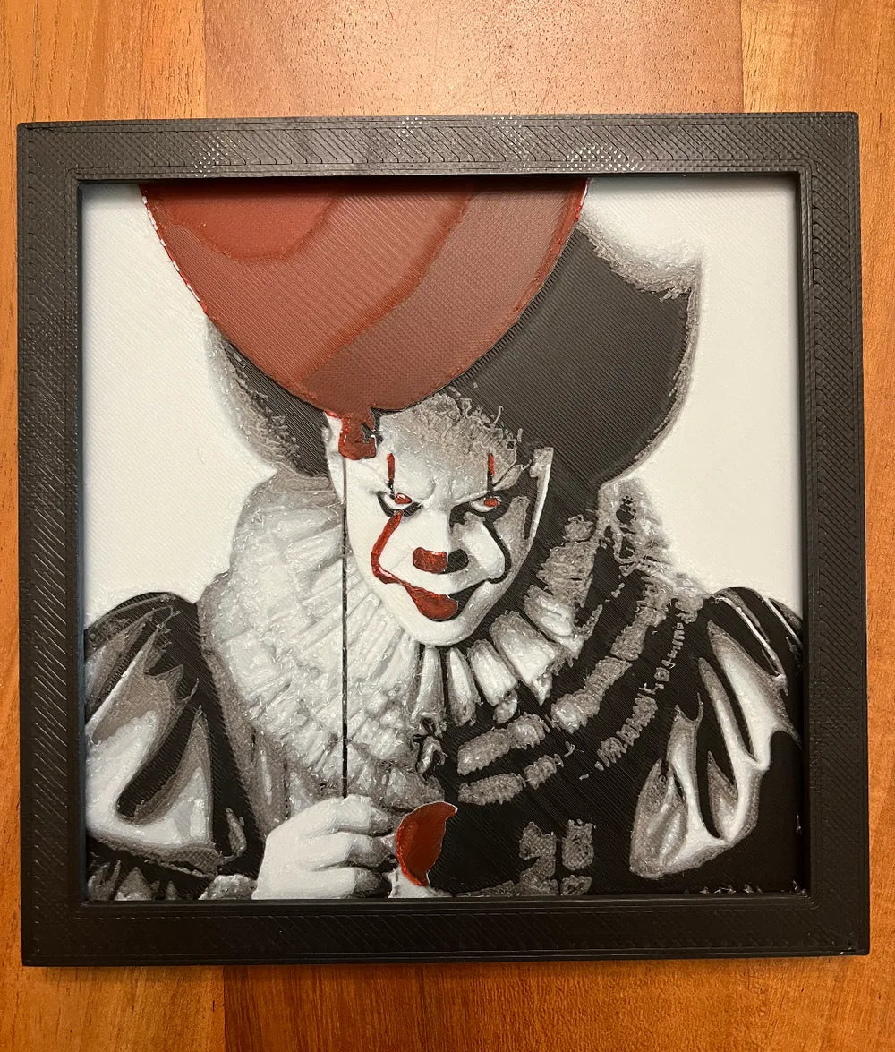 Horror Pennywise Hueforge / 2d poster