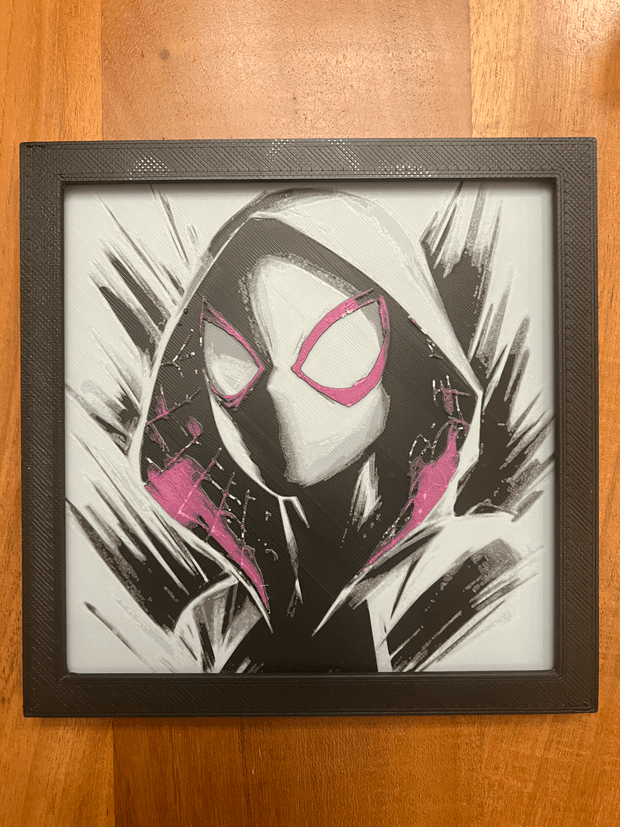 Marvel Spider Gwen Hueforge / 2d poster