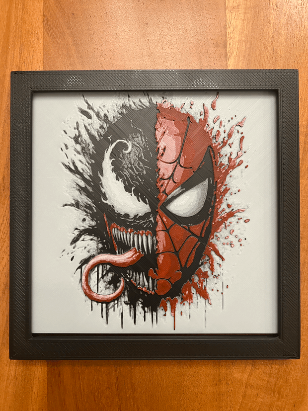 Marvel Spider/Venom Hueforge / 2d poster