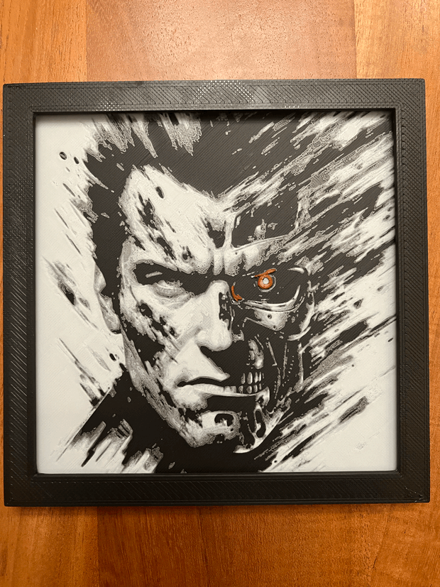 Terminator Hueforge / 2d poster