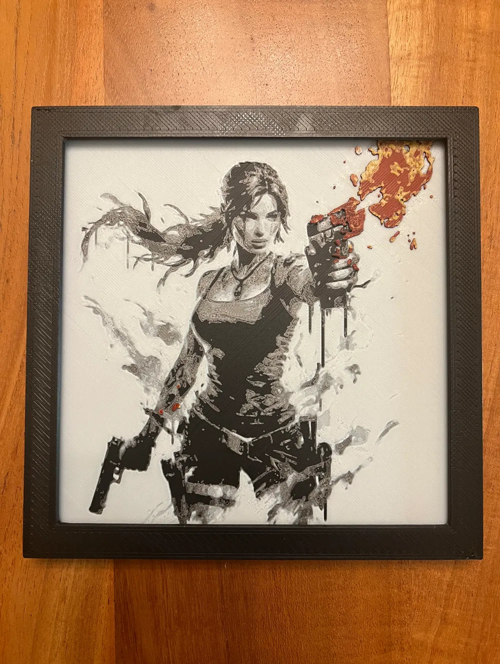 Tomb Raider's Lara Croft Hueforge / 2d poster