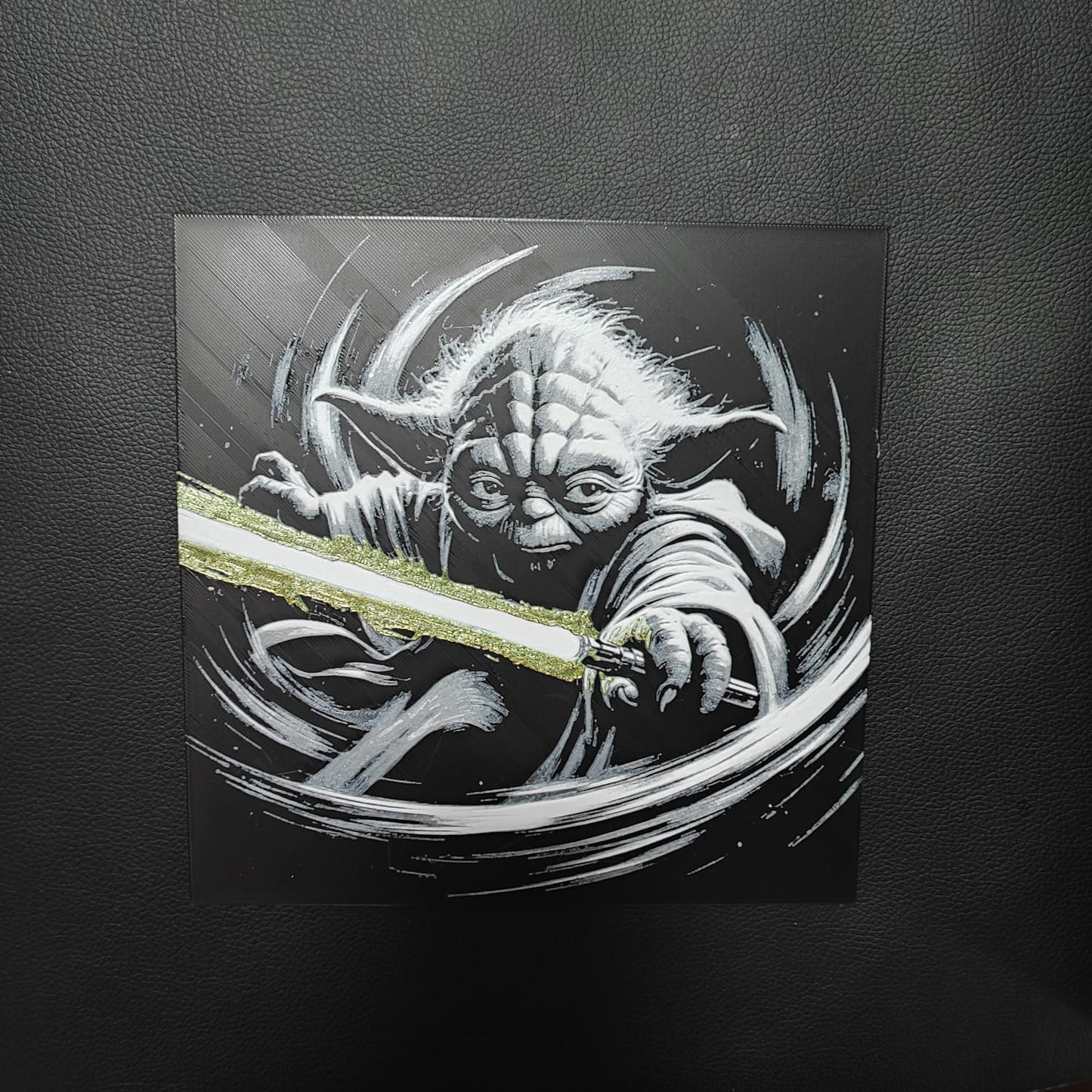 Star Wars Yoda Hueforge / 2d poster