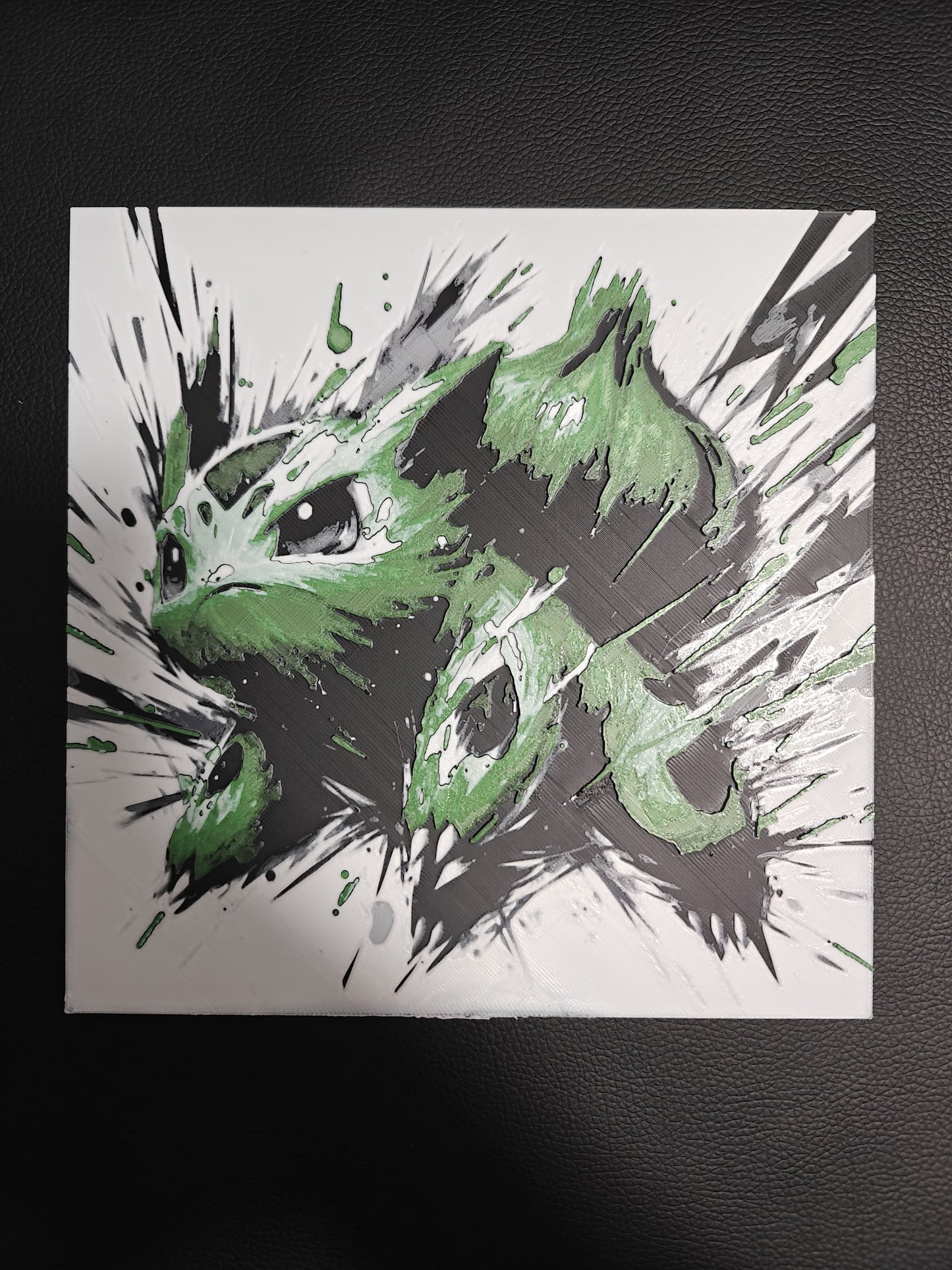 Pokemon Bulbasaur Hueforge / 2d poster