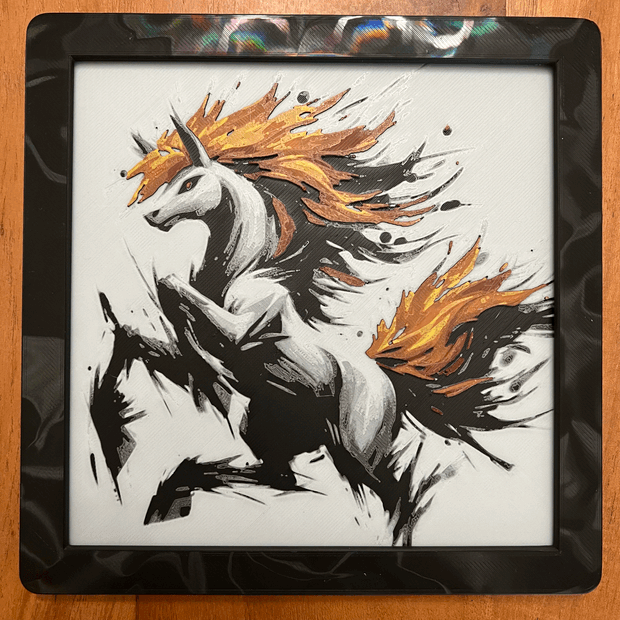 Pokemon Ponyta Hueforge / 2d poster