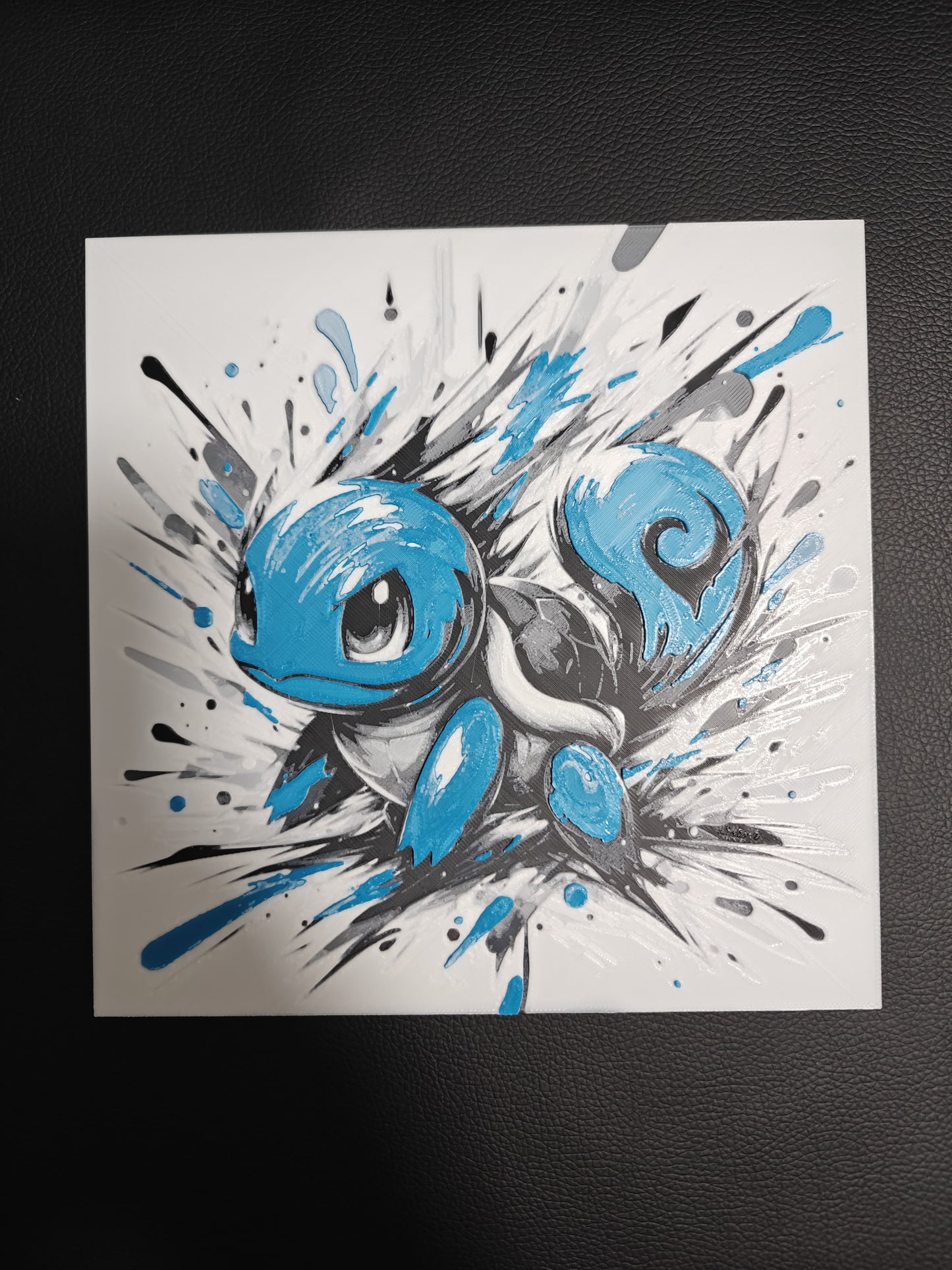 Pokemon Squirtle Hueforge / 2d poster