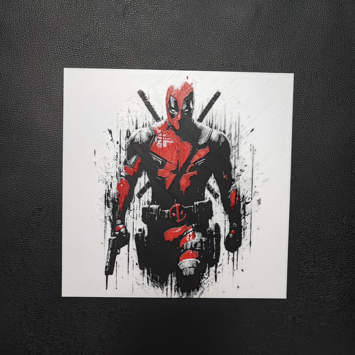 Marvel Deadpool Hueforge / 2d poster – 3DJadeCraft