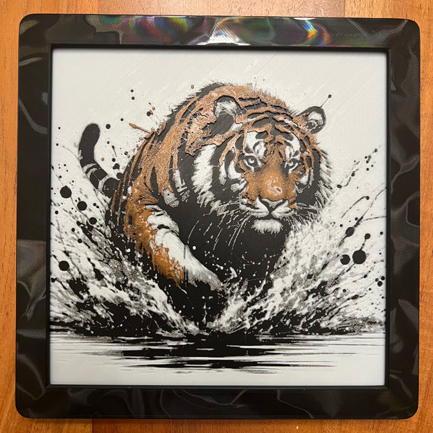 Animal Tiger Hueforge / 2d poster